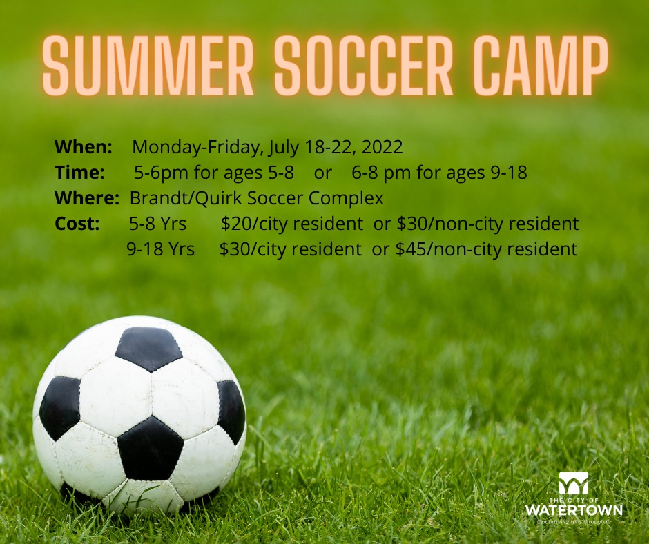 2022 Park and Rec Summer Soccer Camp